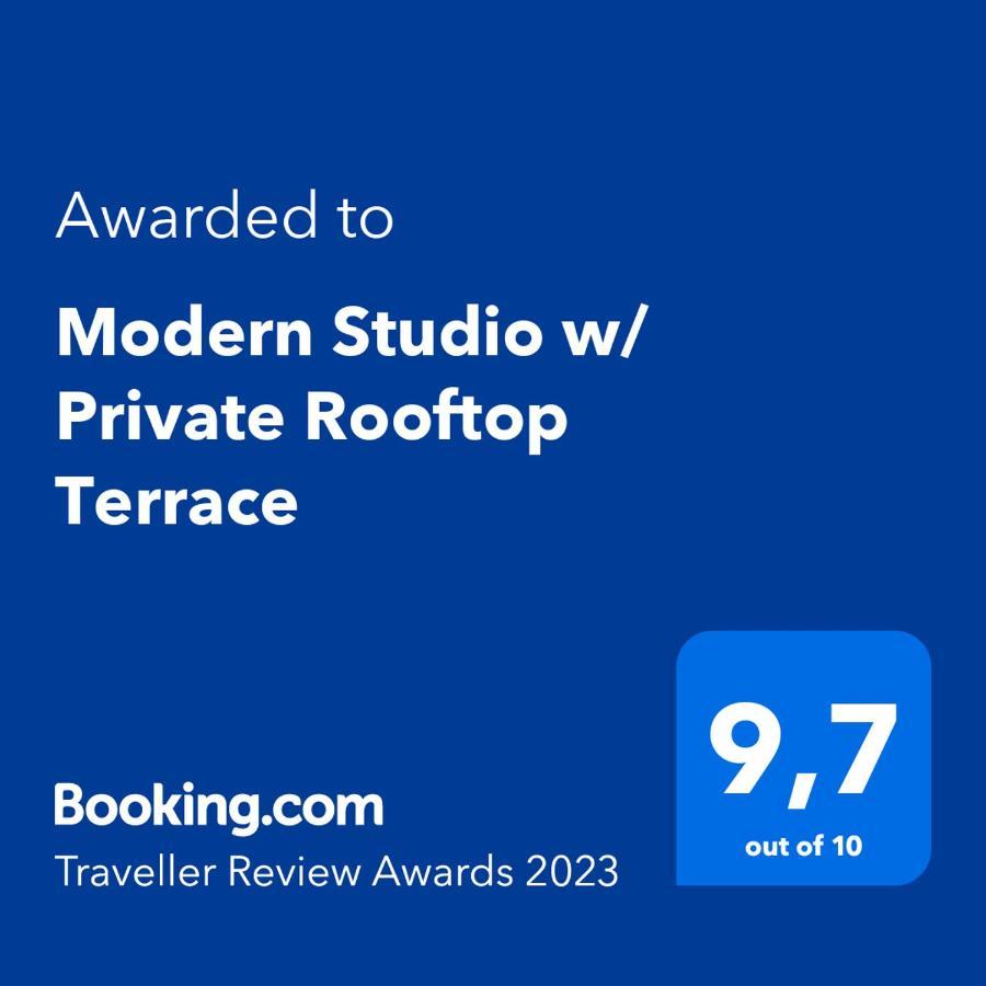 Modern Studio With Private Rooftop Terrace By Rems Málaga Eksteriør bilde