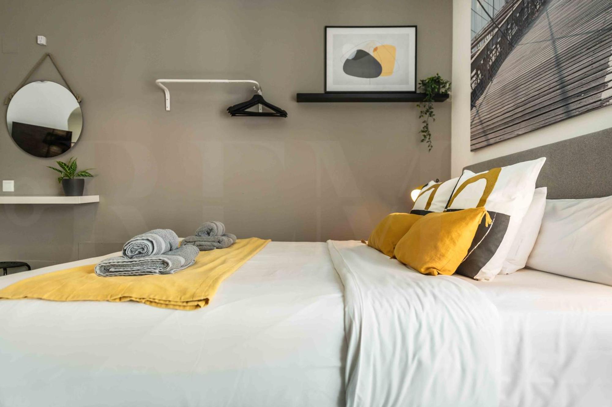 Modern Studio With Private Rooftop Terrace By Rems Málaga Eksteriør bilde