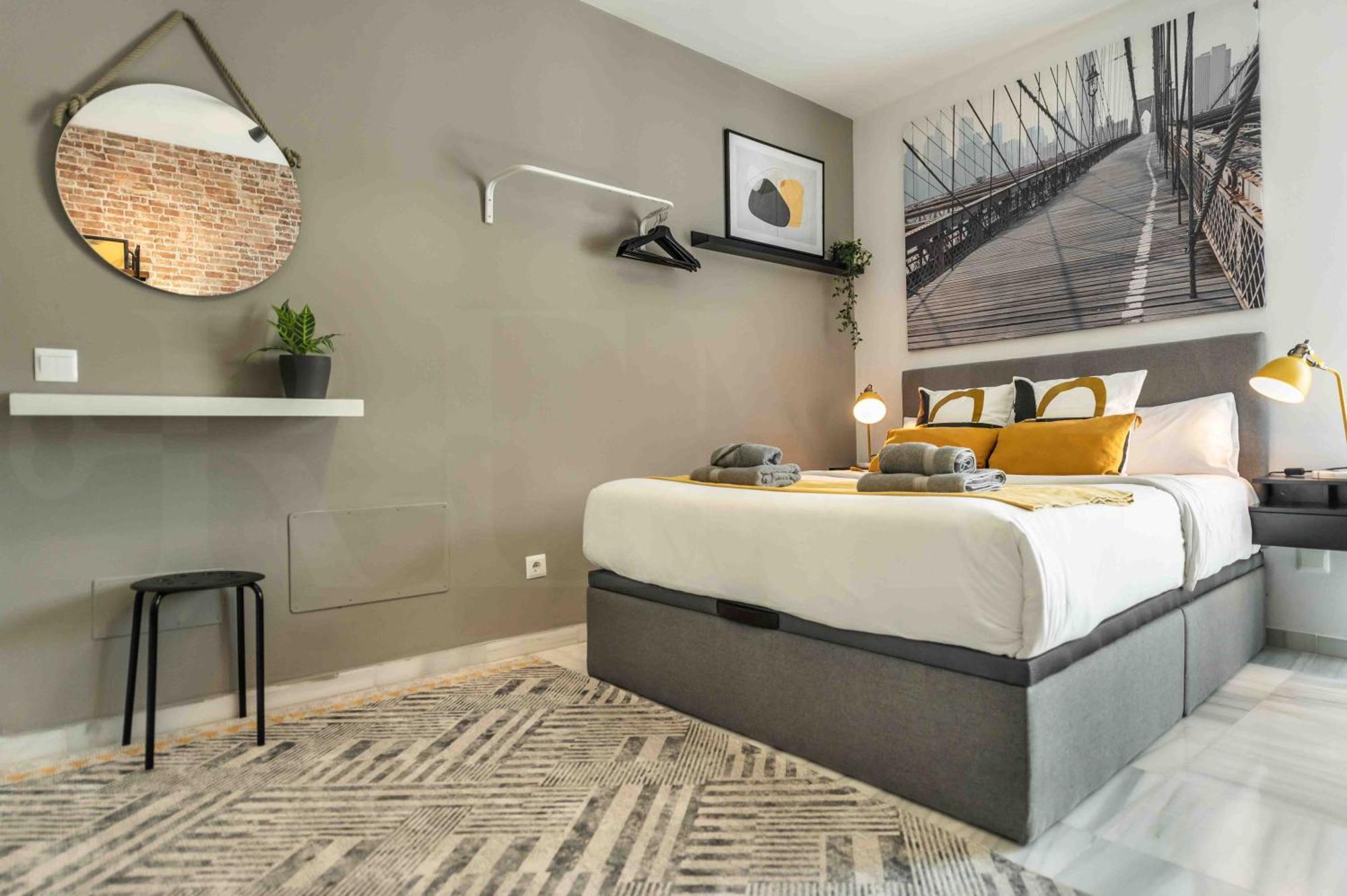 Modern Studio With Private Rooftop Terrace By Rems Málaga Eksteriør bilde