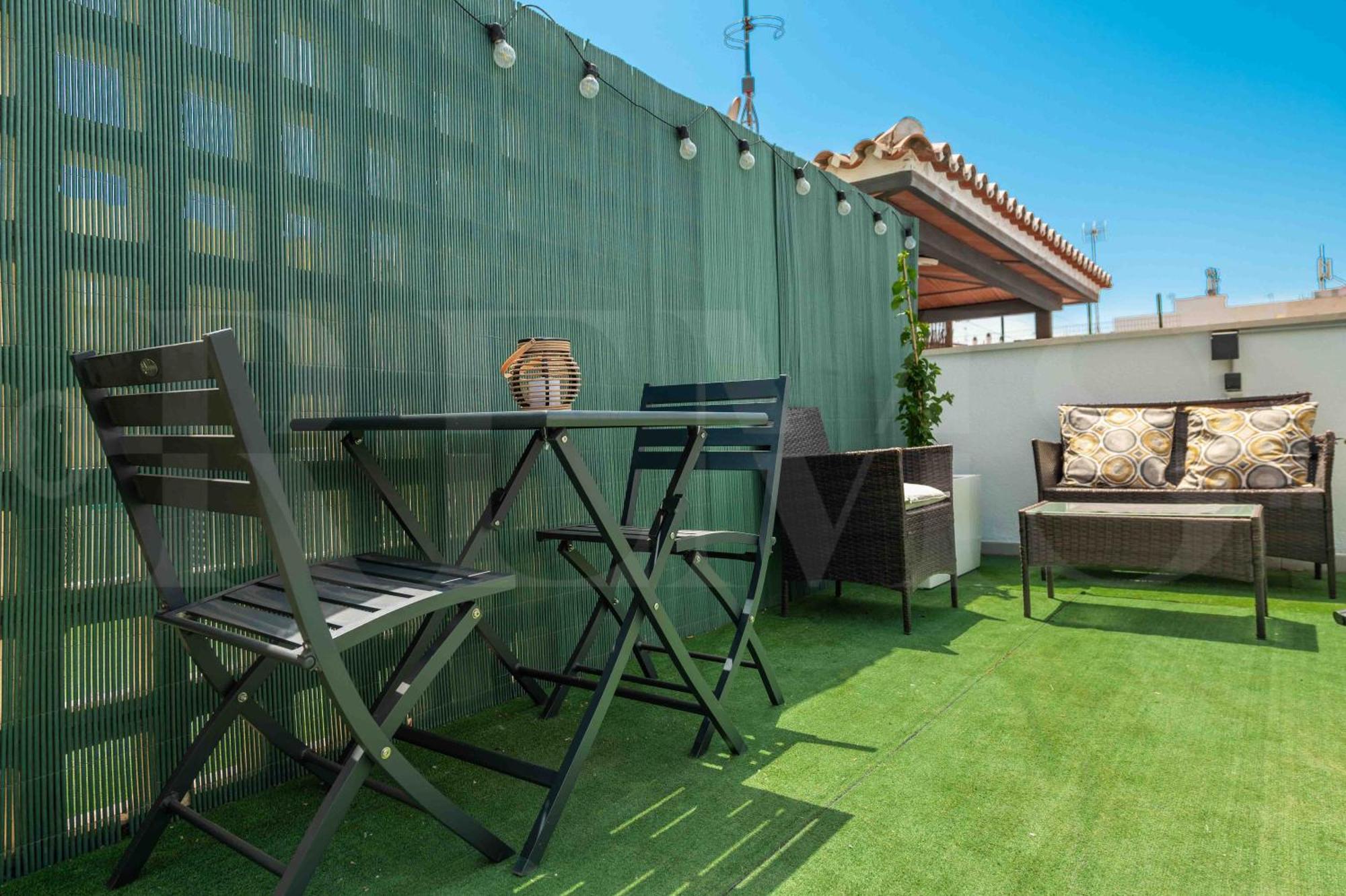 Modern Studio With Private Rooftop Terrace By Rems Málaga Eksteriør bilde
