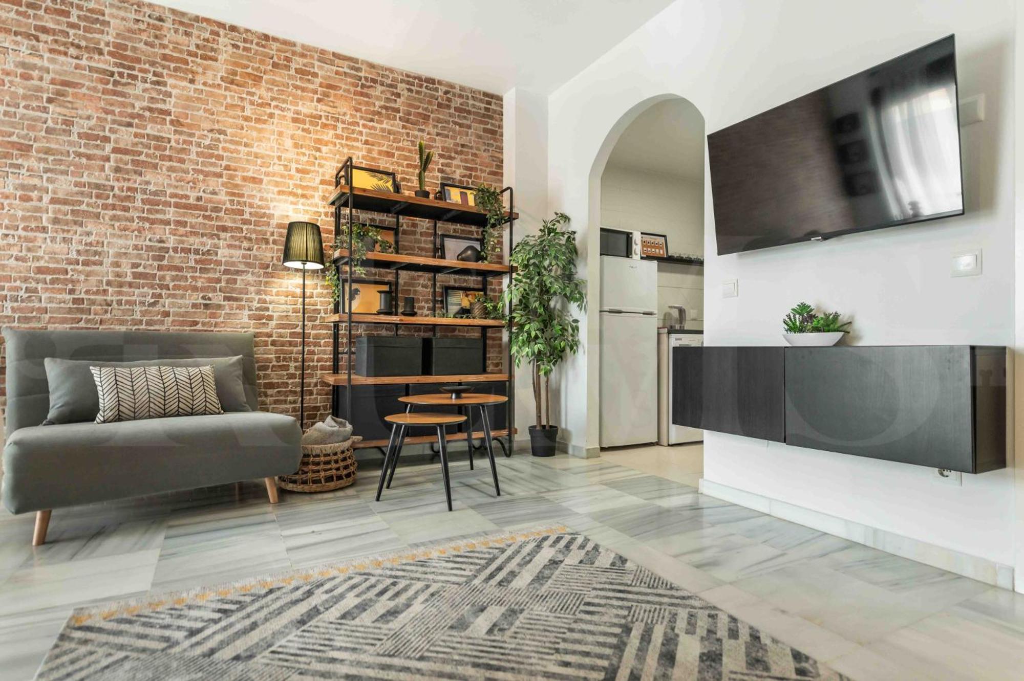 Modern Studio With Private Rooftop Terrace By Rems Málaga Eksteriør bilde